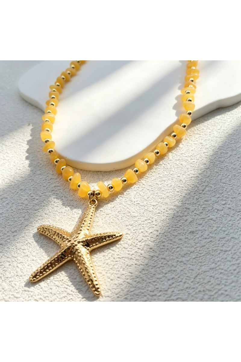 Starfish Beaded Necklace