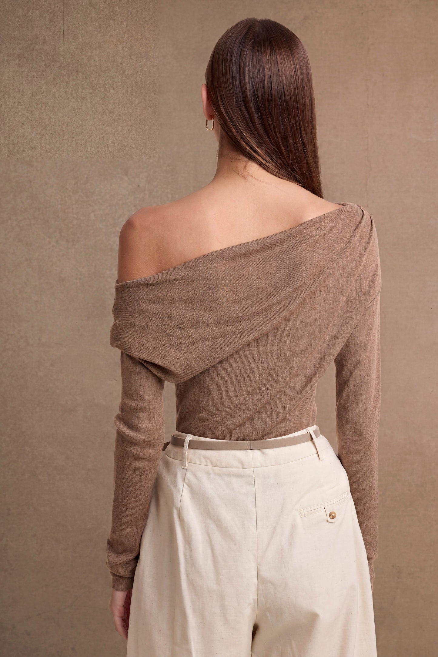 Off Shoulder Long Sleeve Top