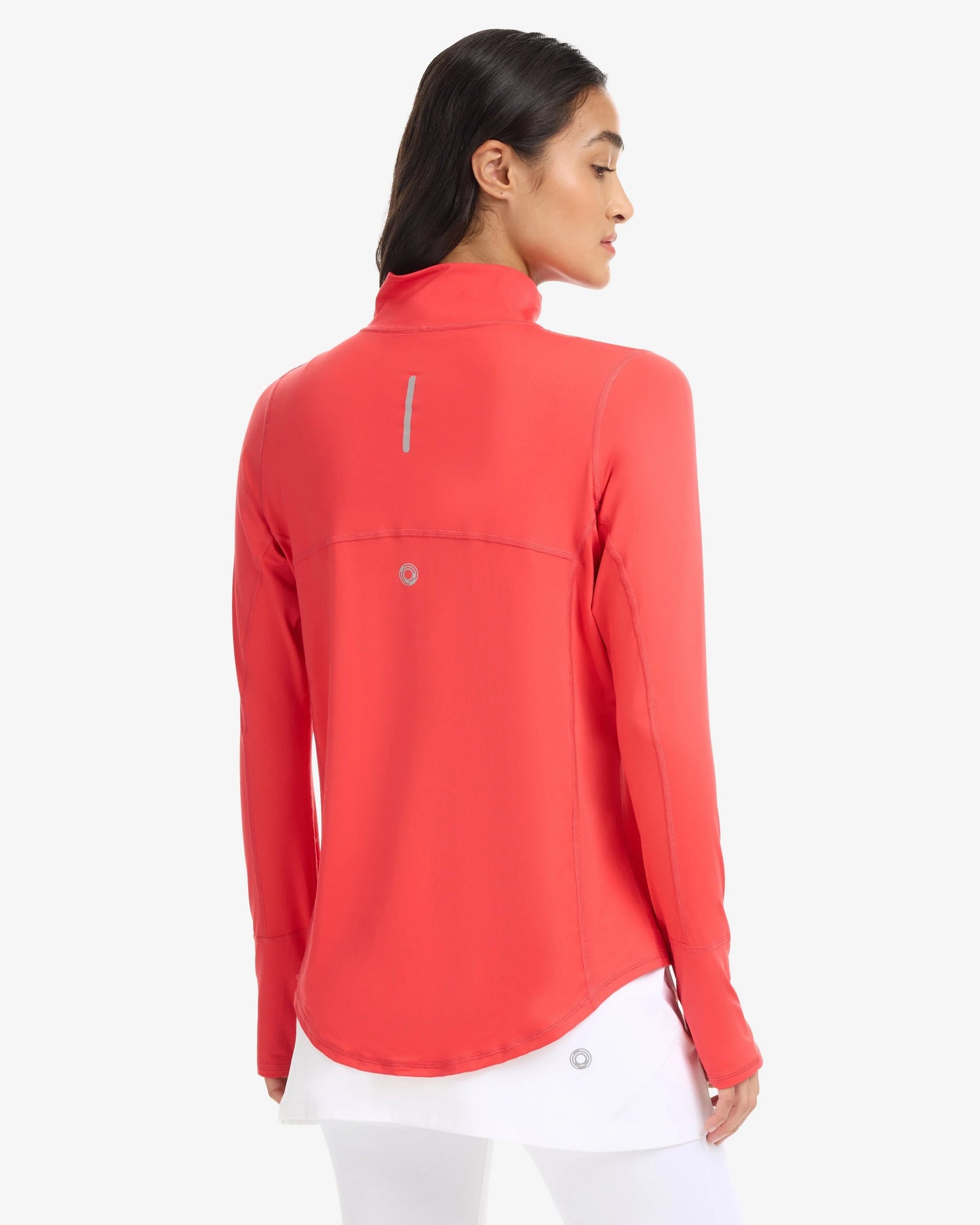 Women's Mock Zip Long Top