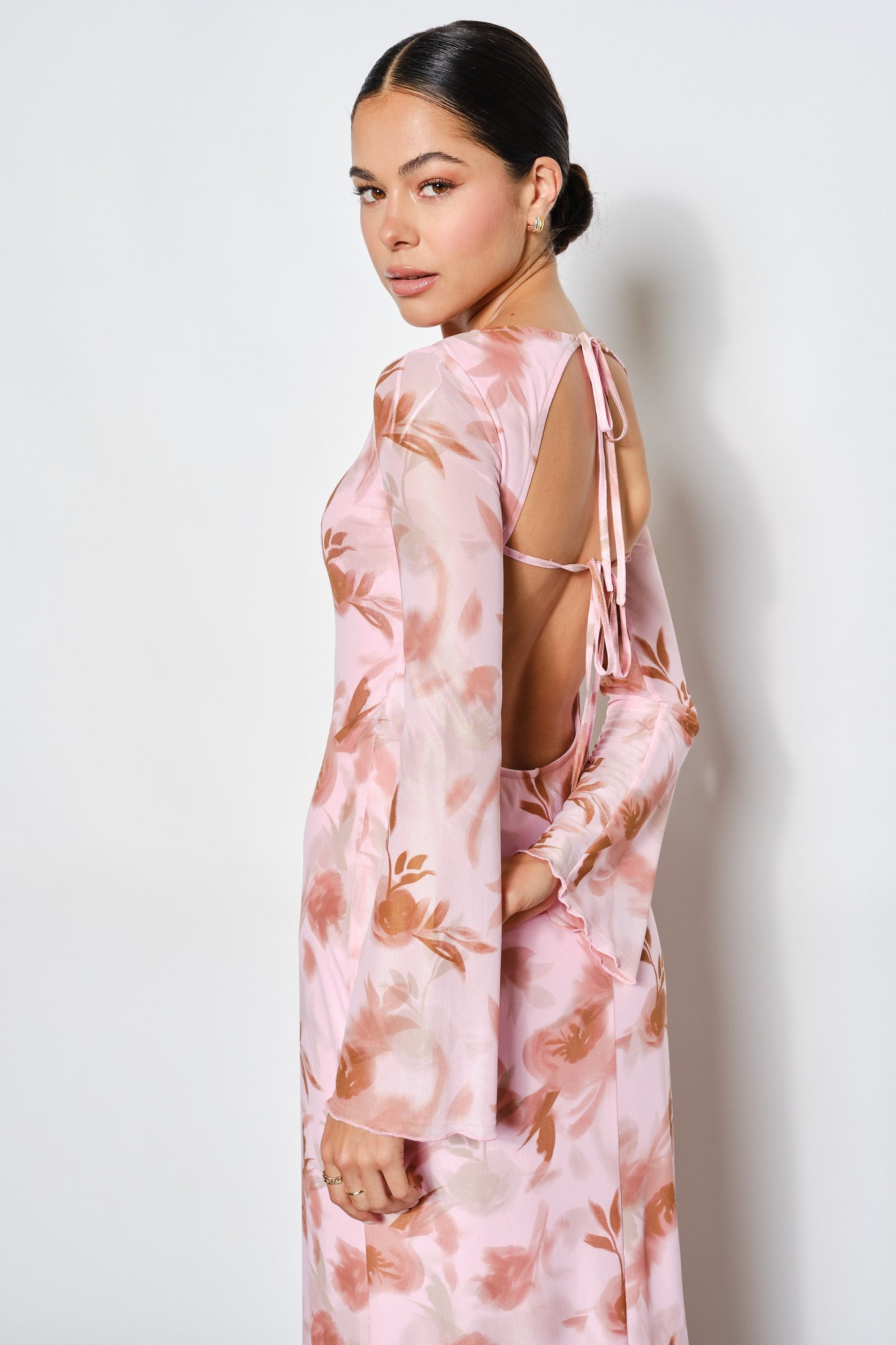 Lena Open Back Maxi Dress