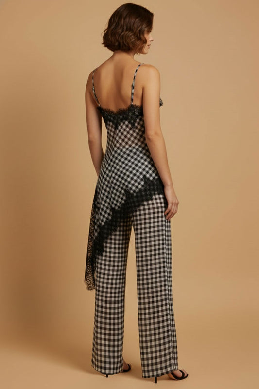 Black Gingham Set