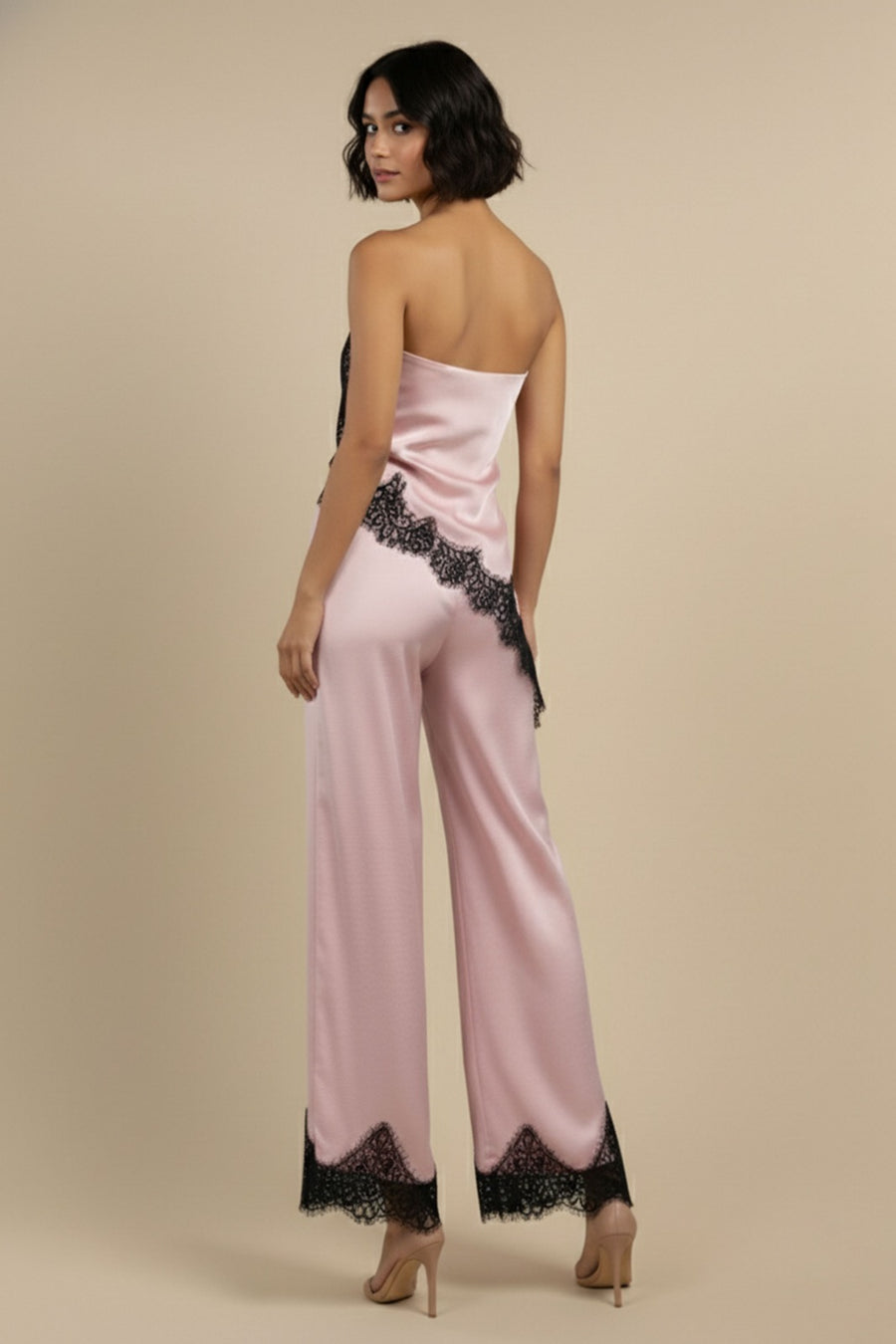 Lace Strapless Set