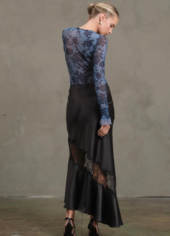 Lace Midi Skirt