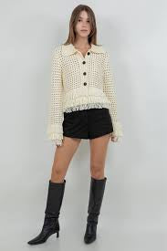 Lemon Knit Top