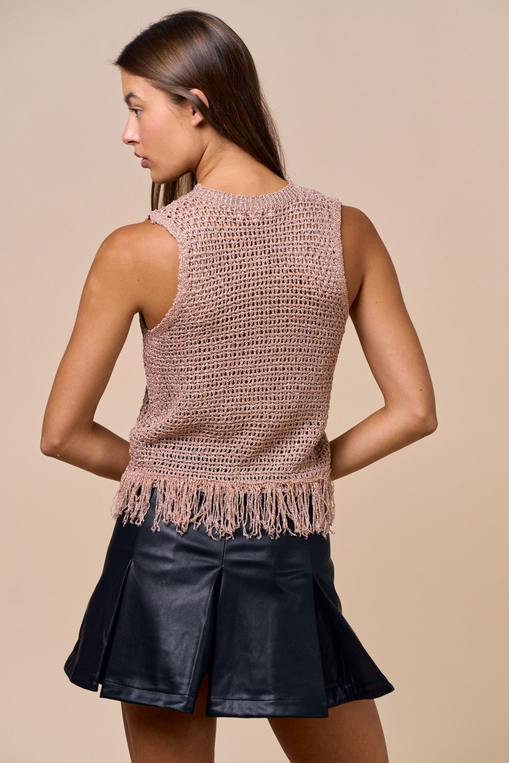 Fringe Knit Top