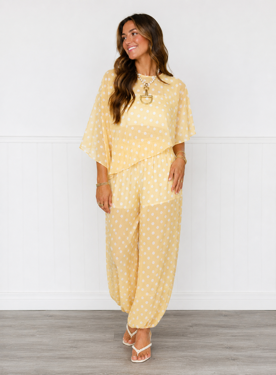 Polka Dot Cape Set