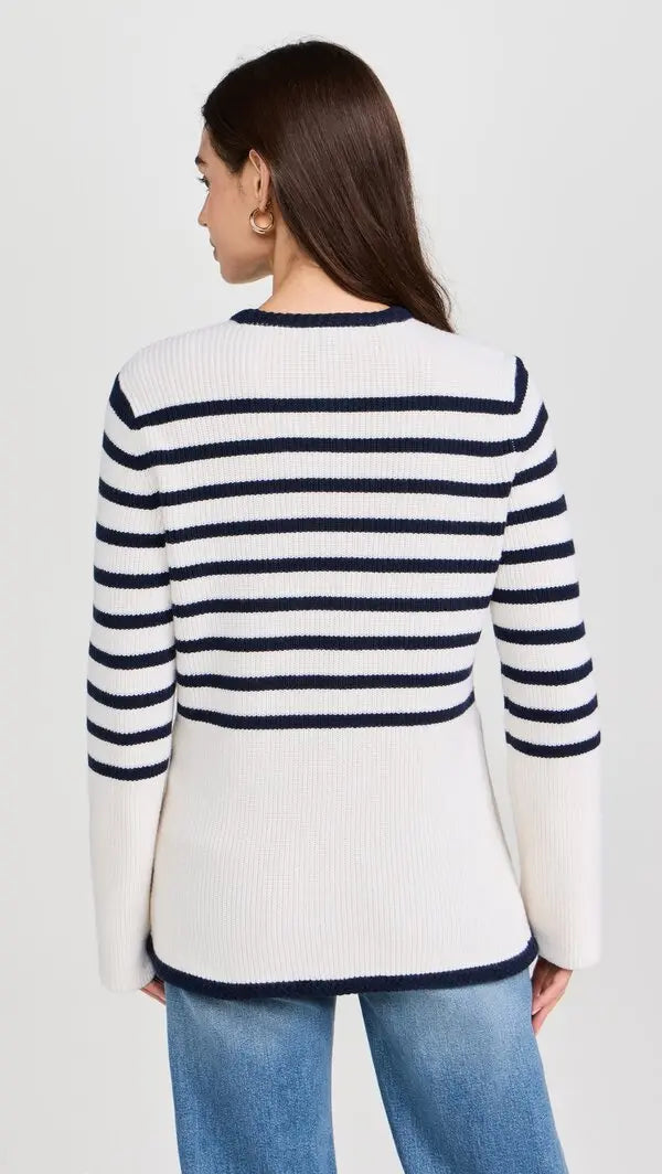 Striped Sweater Cardigan