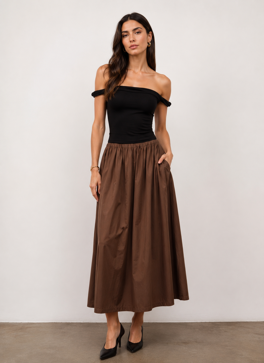 Ella Off Shoulder Dress