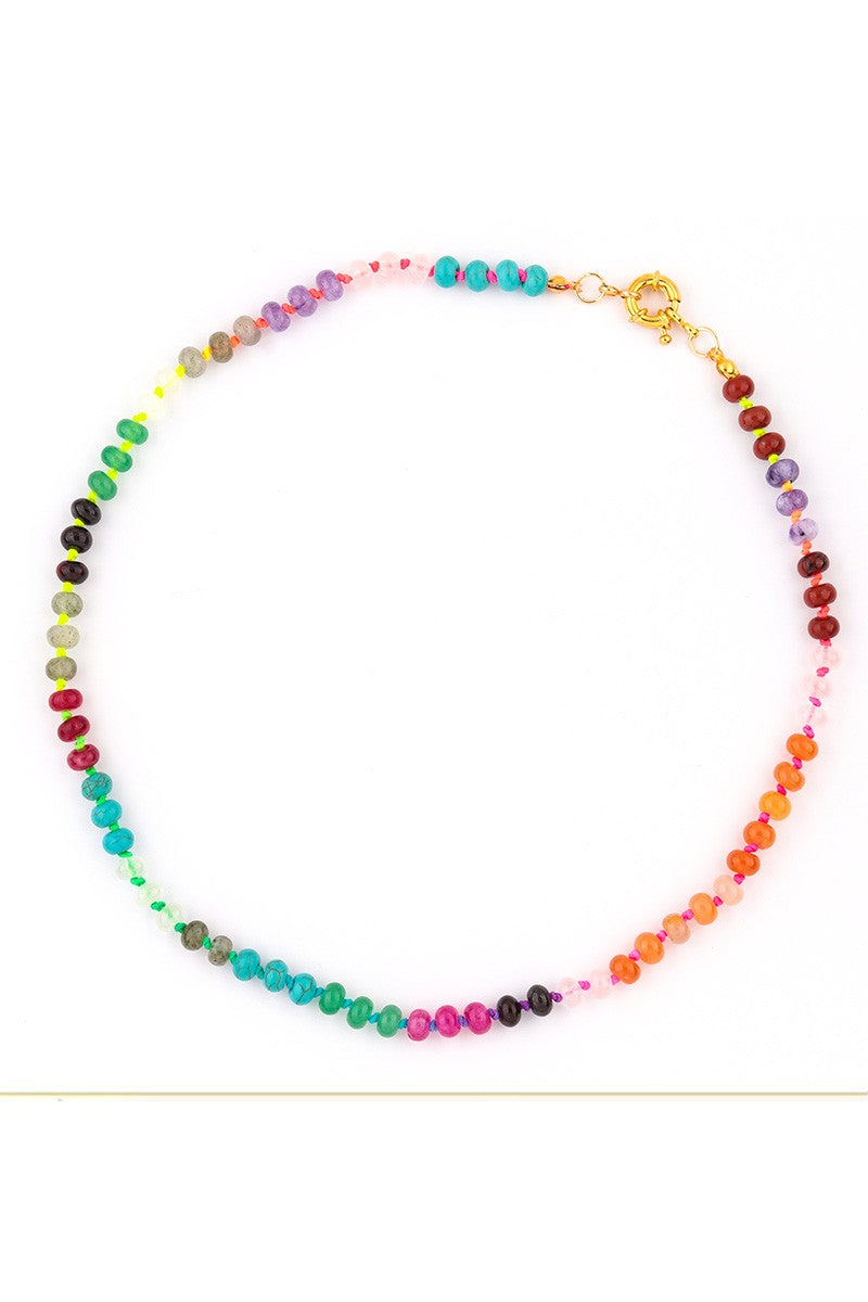 Rainbow Boho Necklace