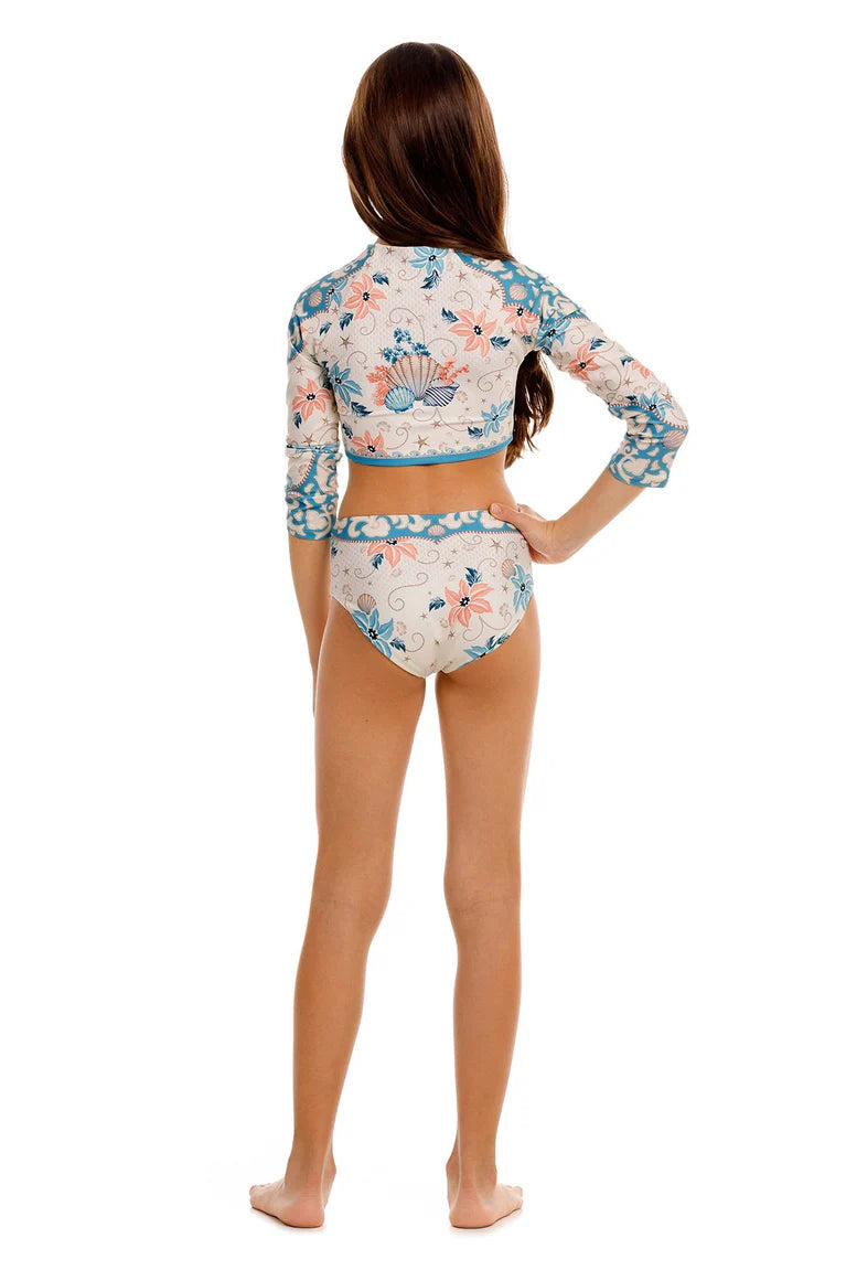 Sereia Sustainable Caramel Kids’ Rashguard Set