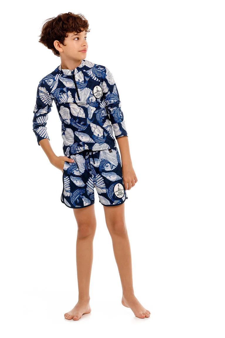 Sereia Tiago Kids’ Swim Trunks