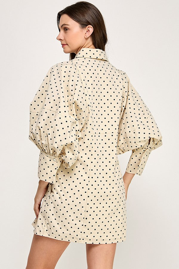 Polka Dot Mini Dress