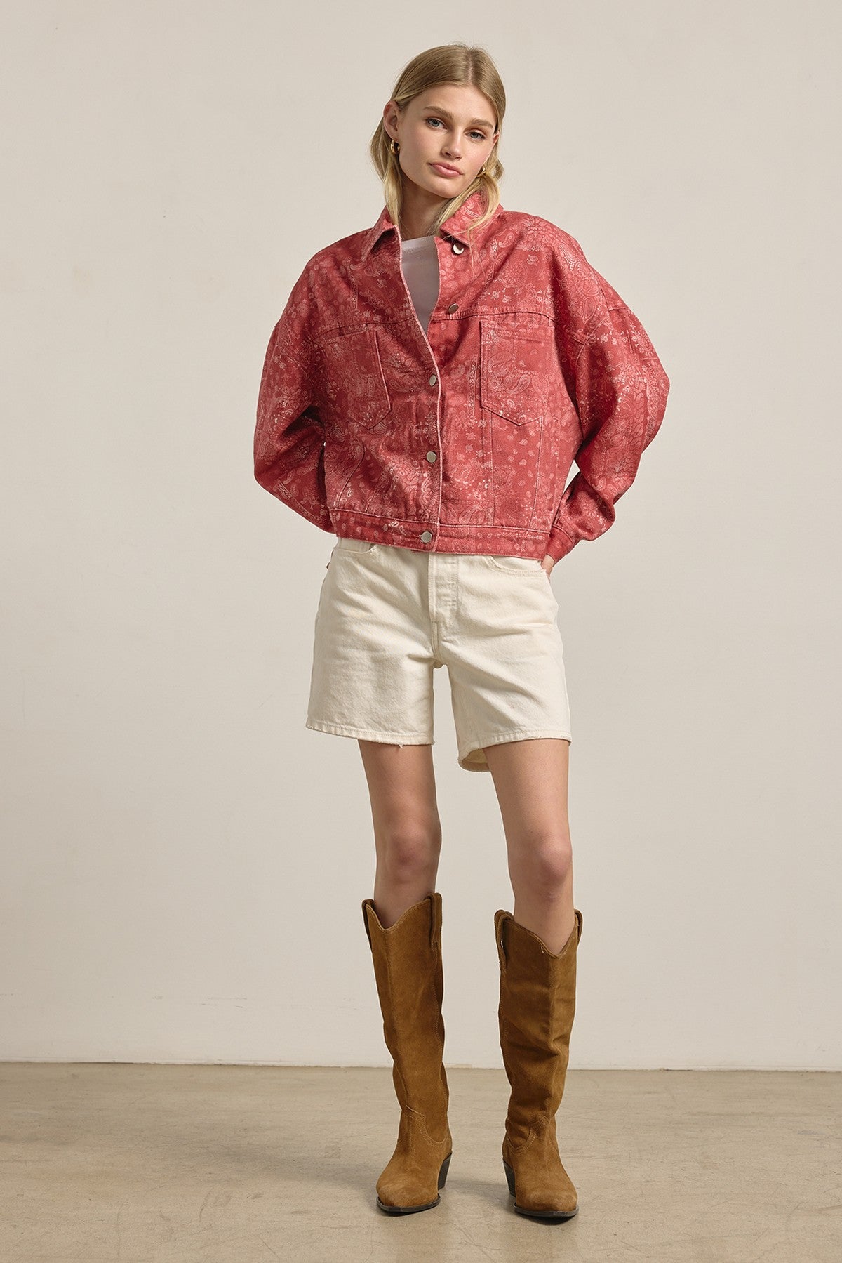 Bandana Print Jacket