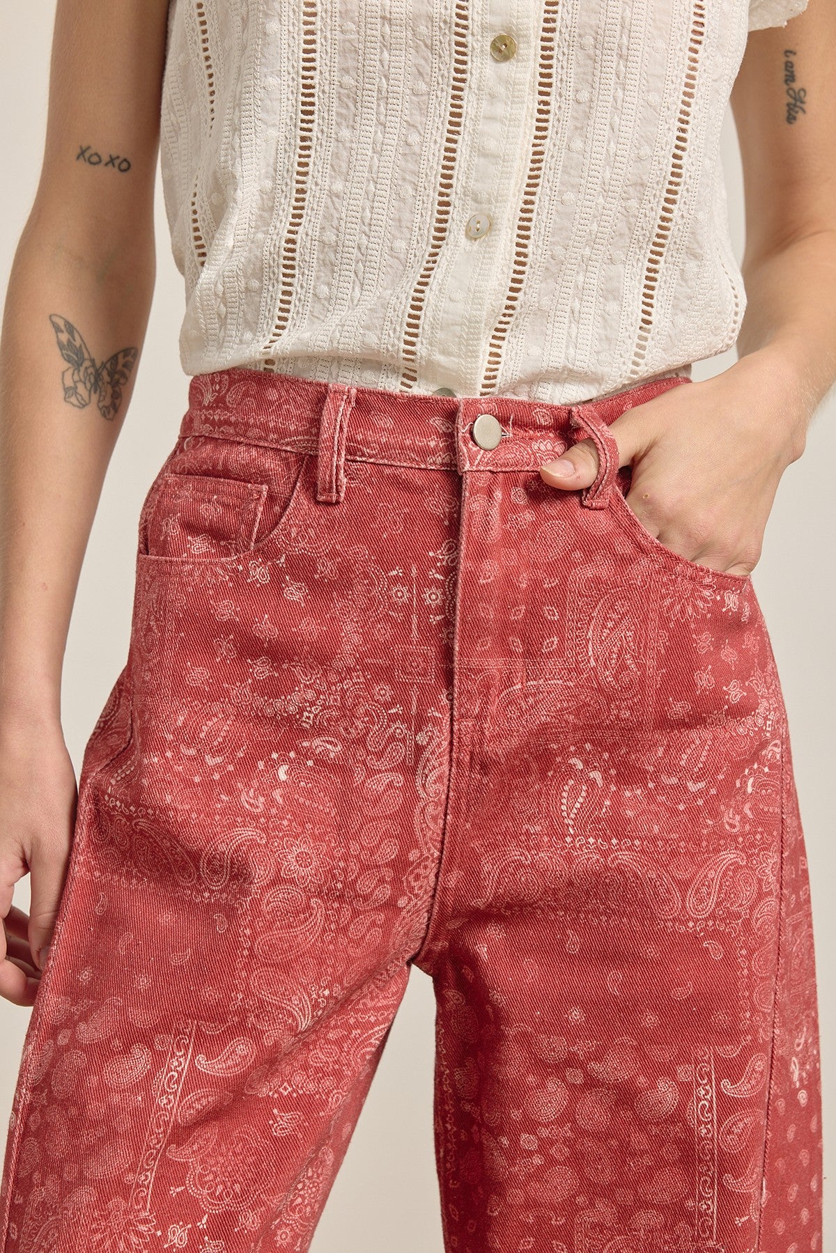 Bandana Print Pants
