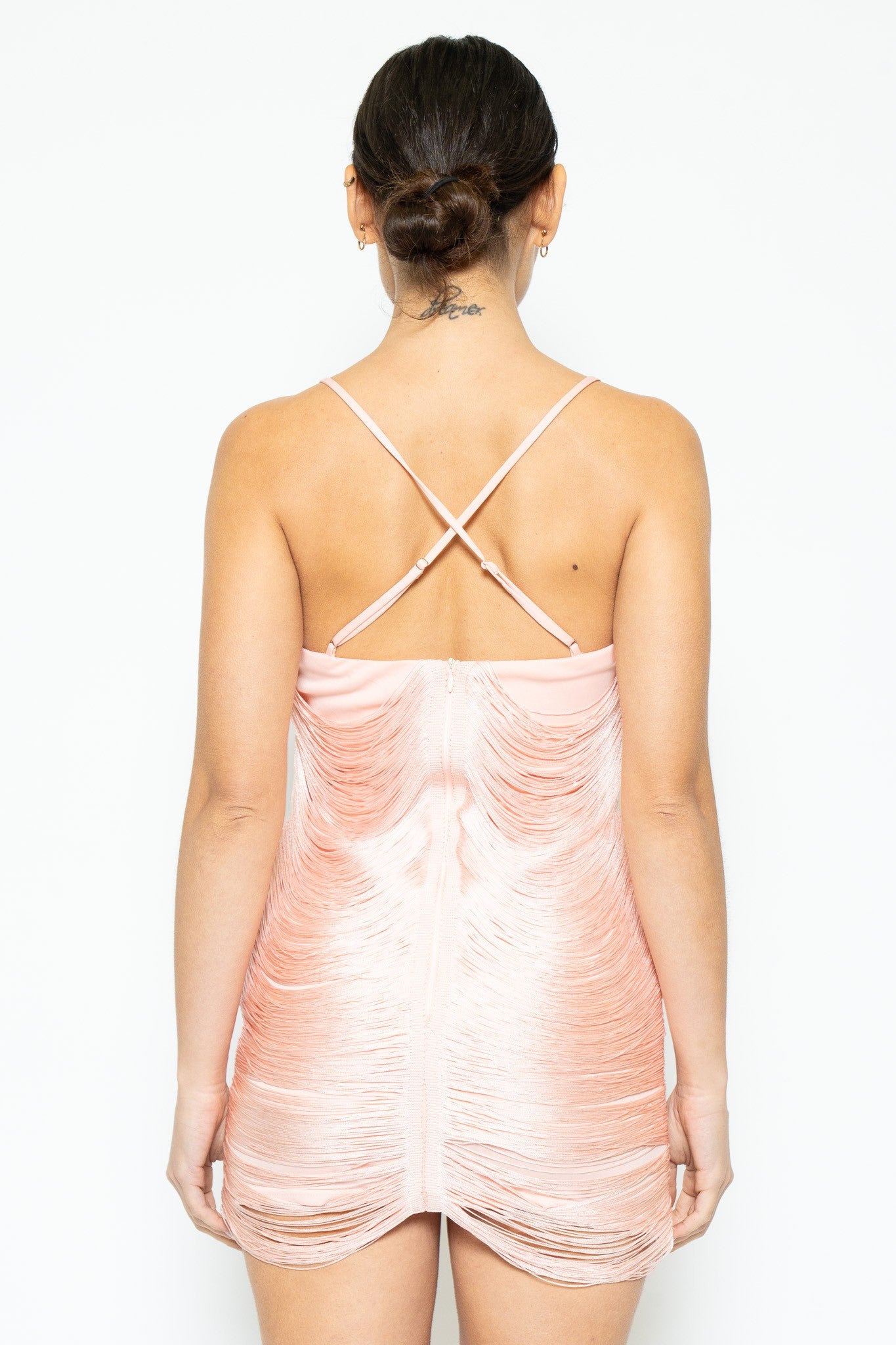 Fringe Strap Mini Dress