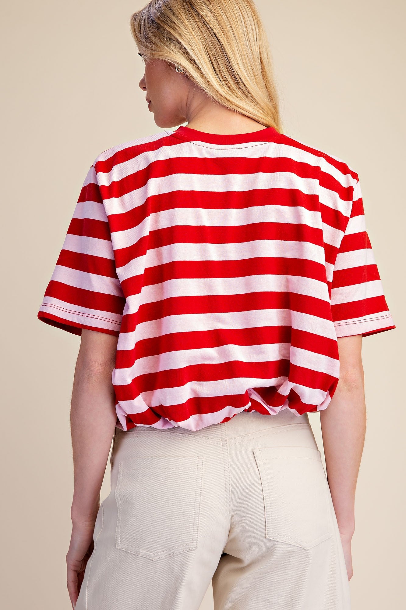 Striped Bubble Top