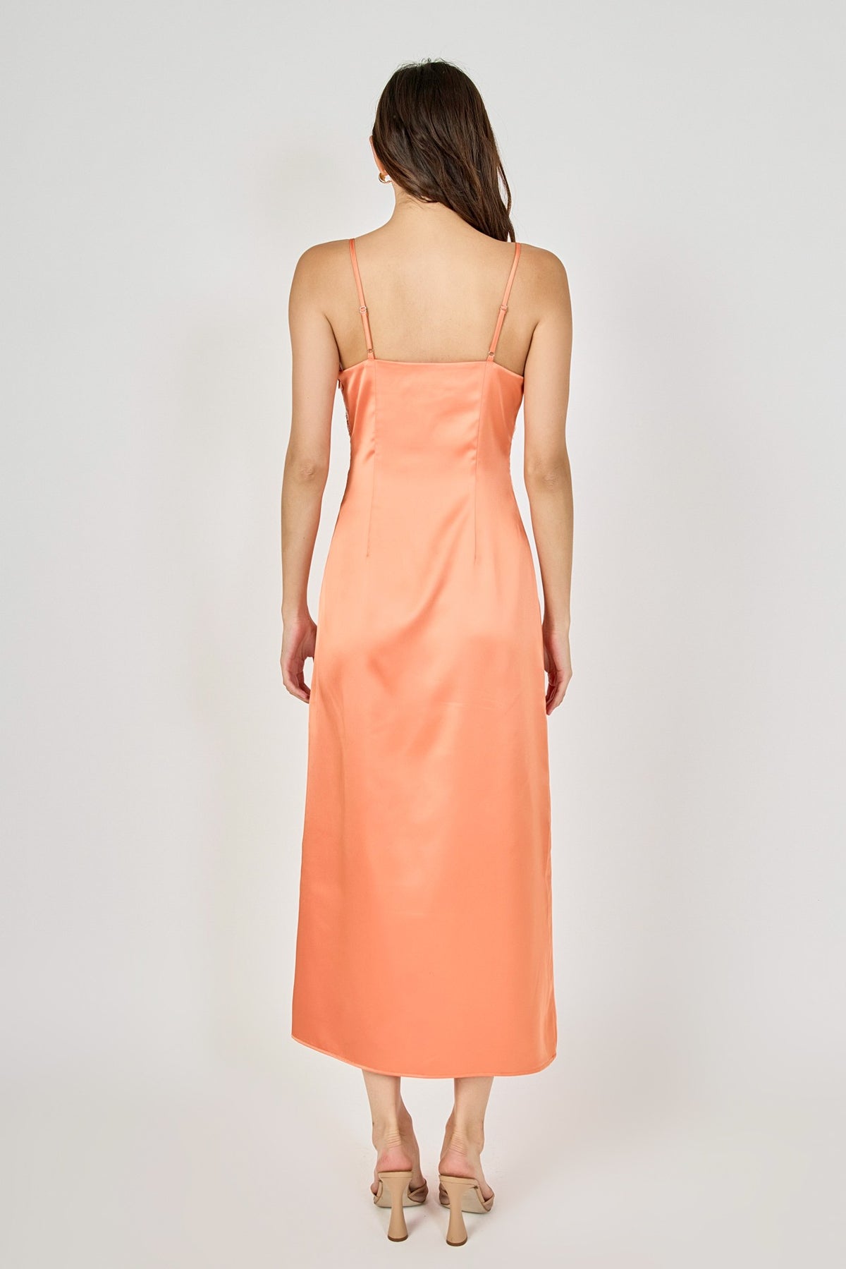 Coral Lace Dress