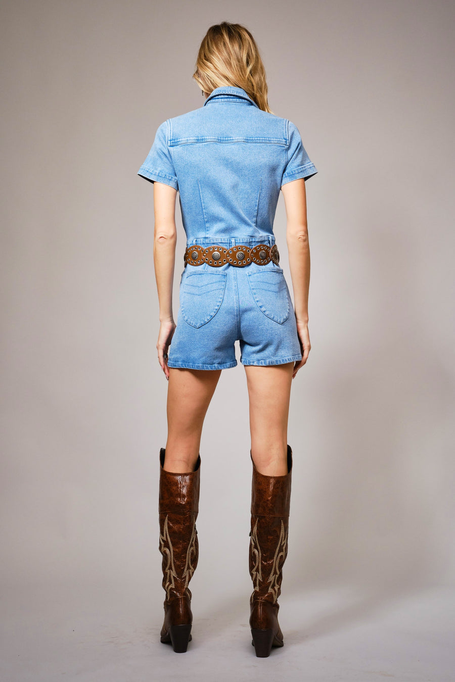Garment Embroidered Romper