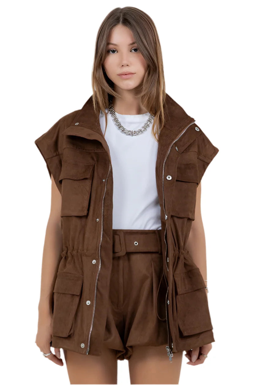 Suede Vest