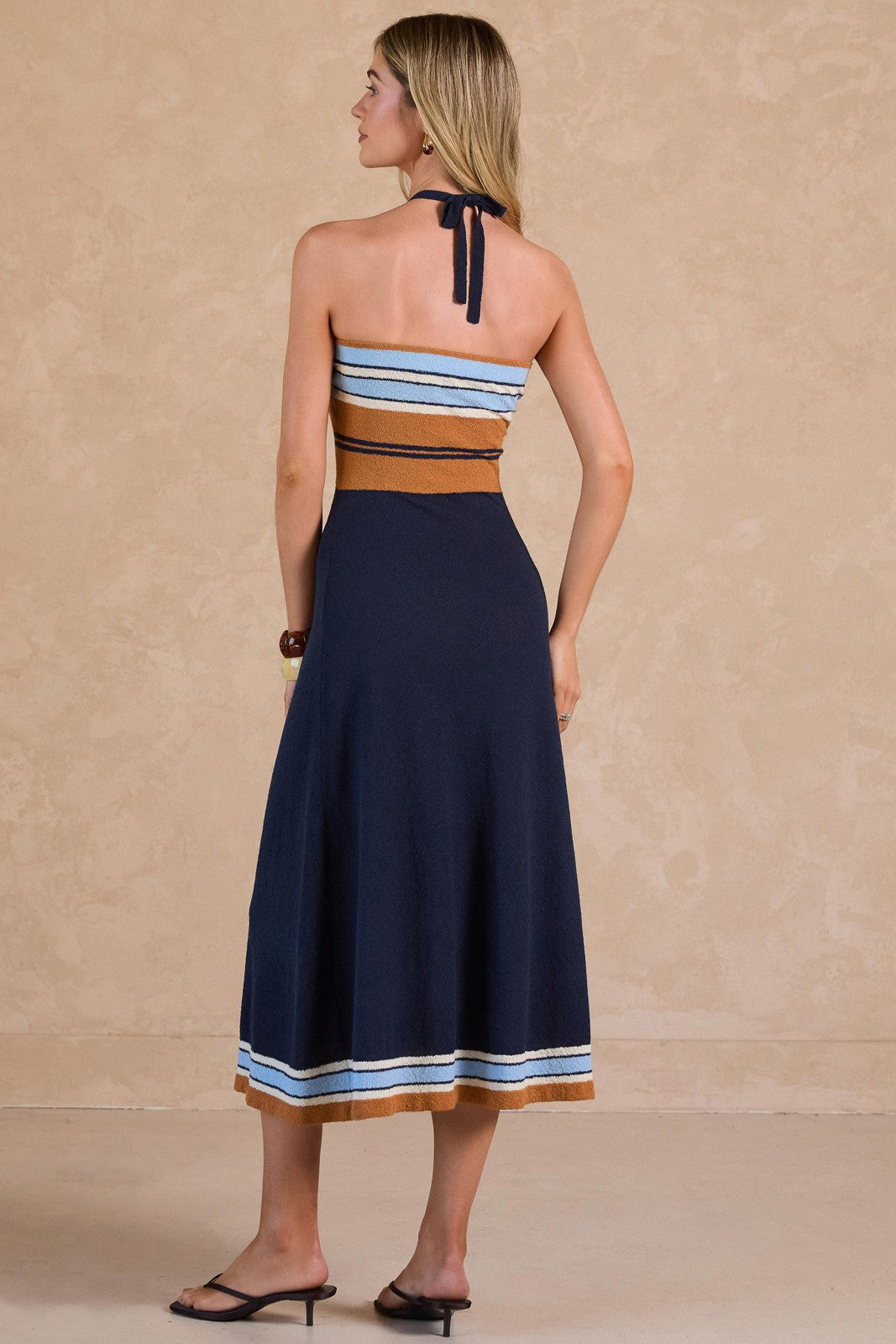 Terry Knit Midi Dress