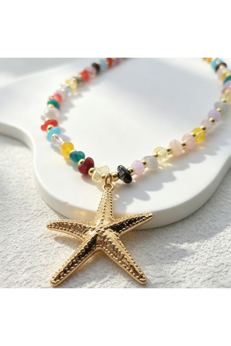 Starfish Beaded Necklace