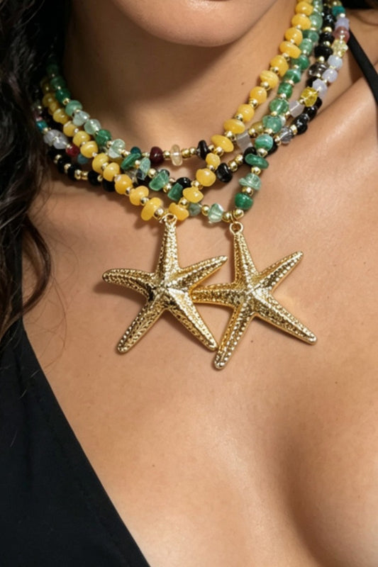 Starfish Beaded Necklace