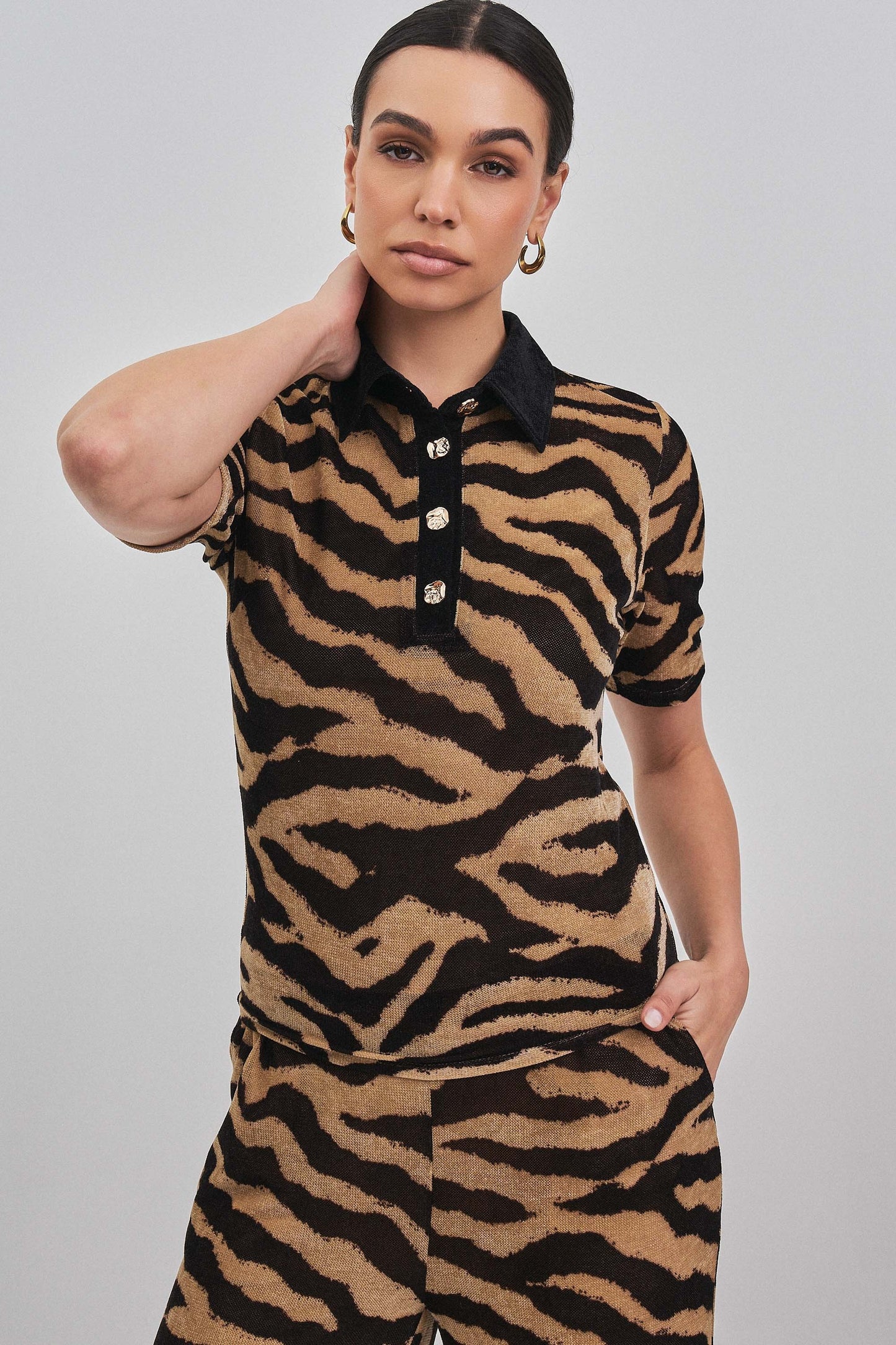 Zebra Pant Set
