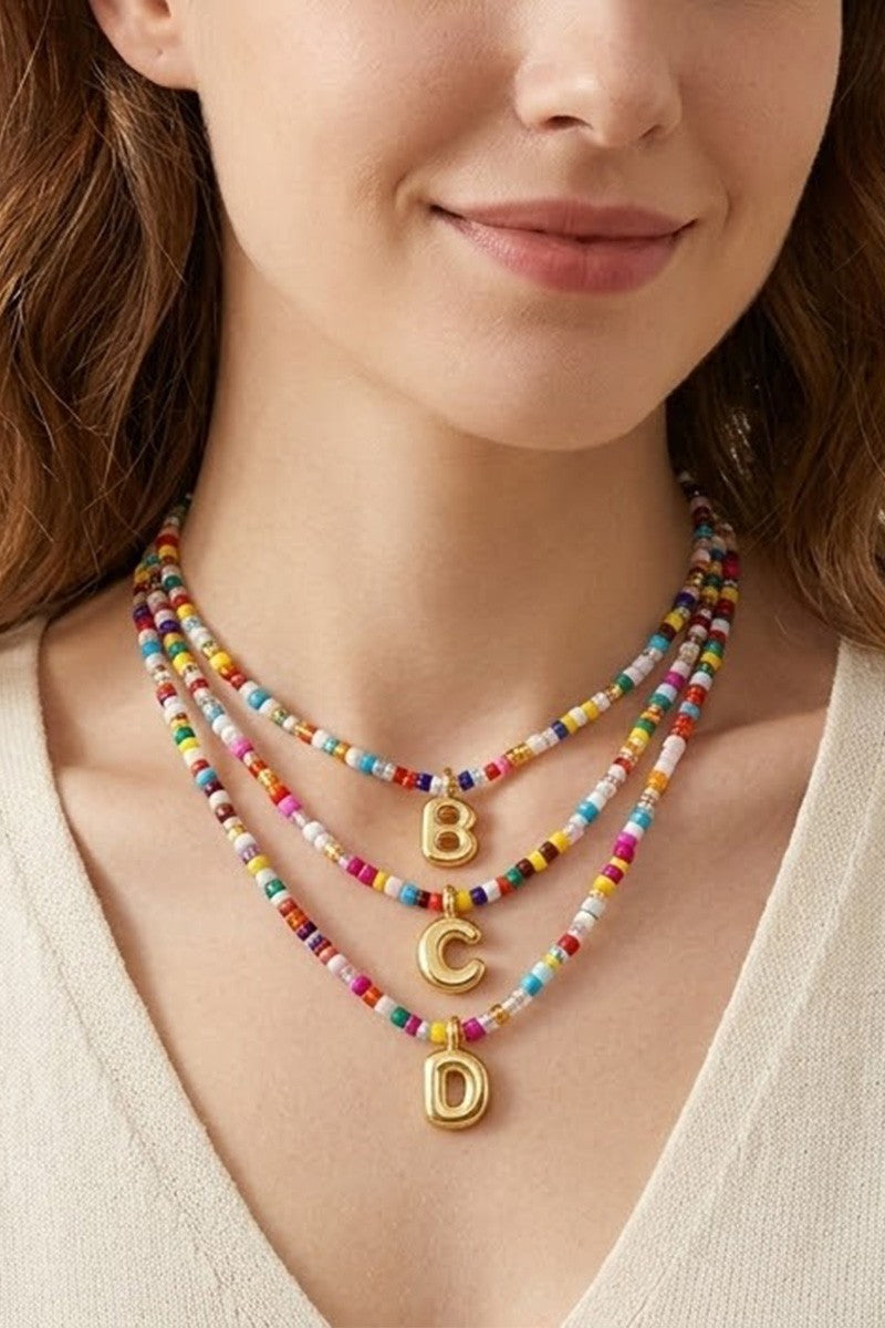 Colorful Letters Necklace