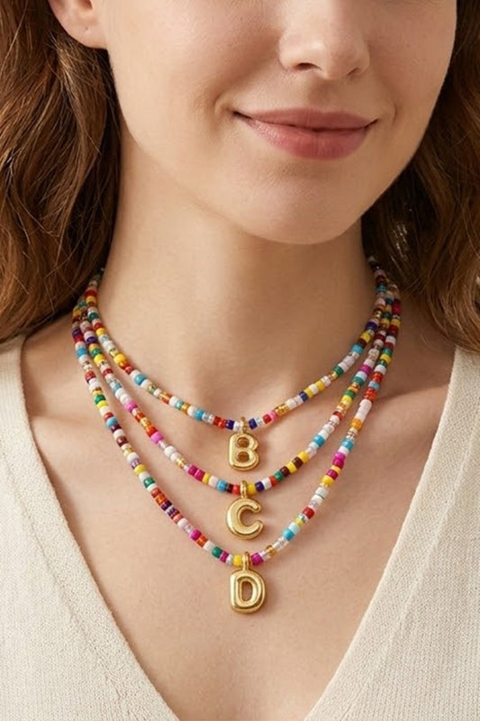 Colorful Letters Necklace