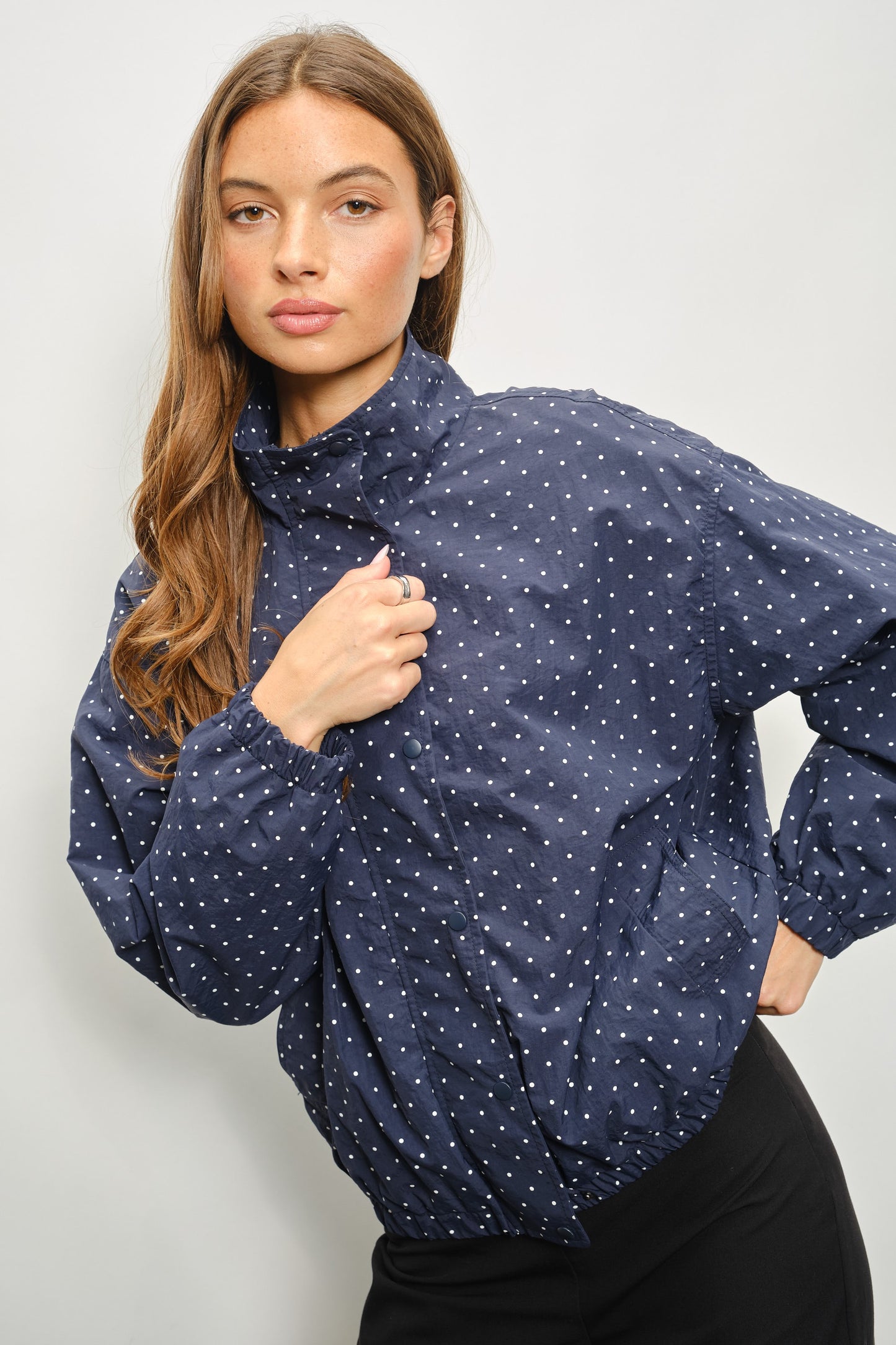 Polka Dot Windbreaker