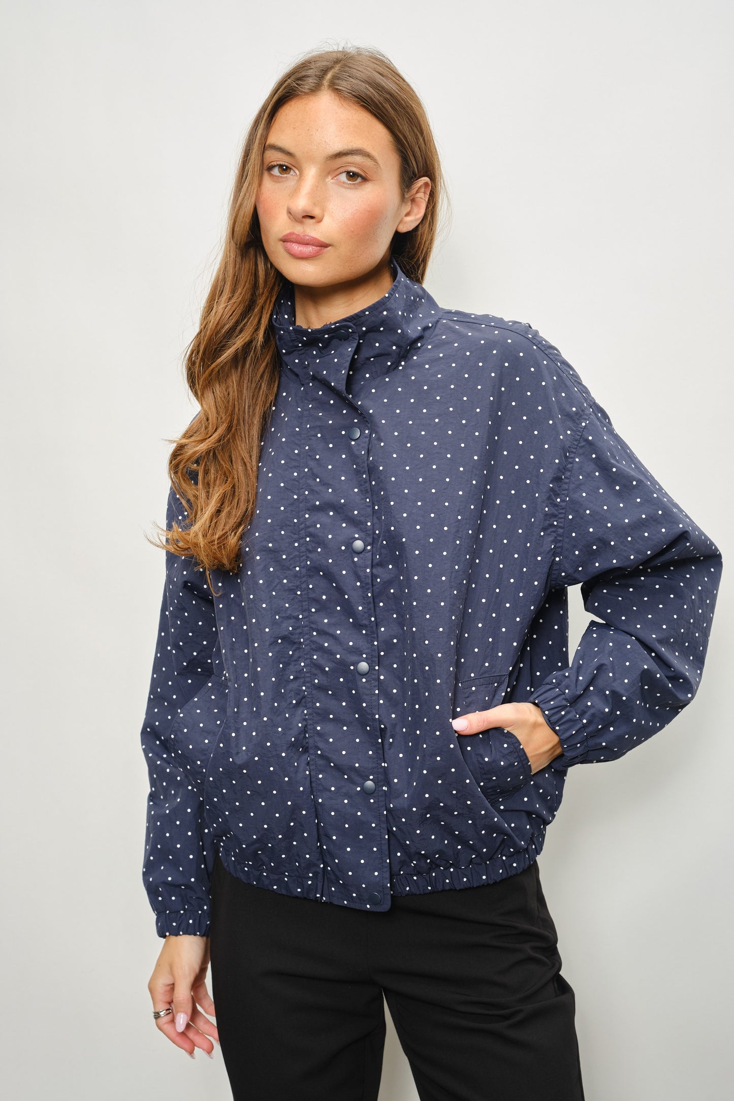 Polka Dot Windbreaker