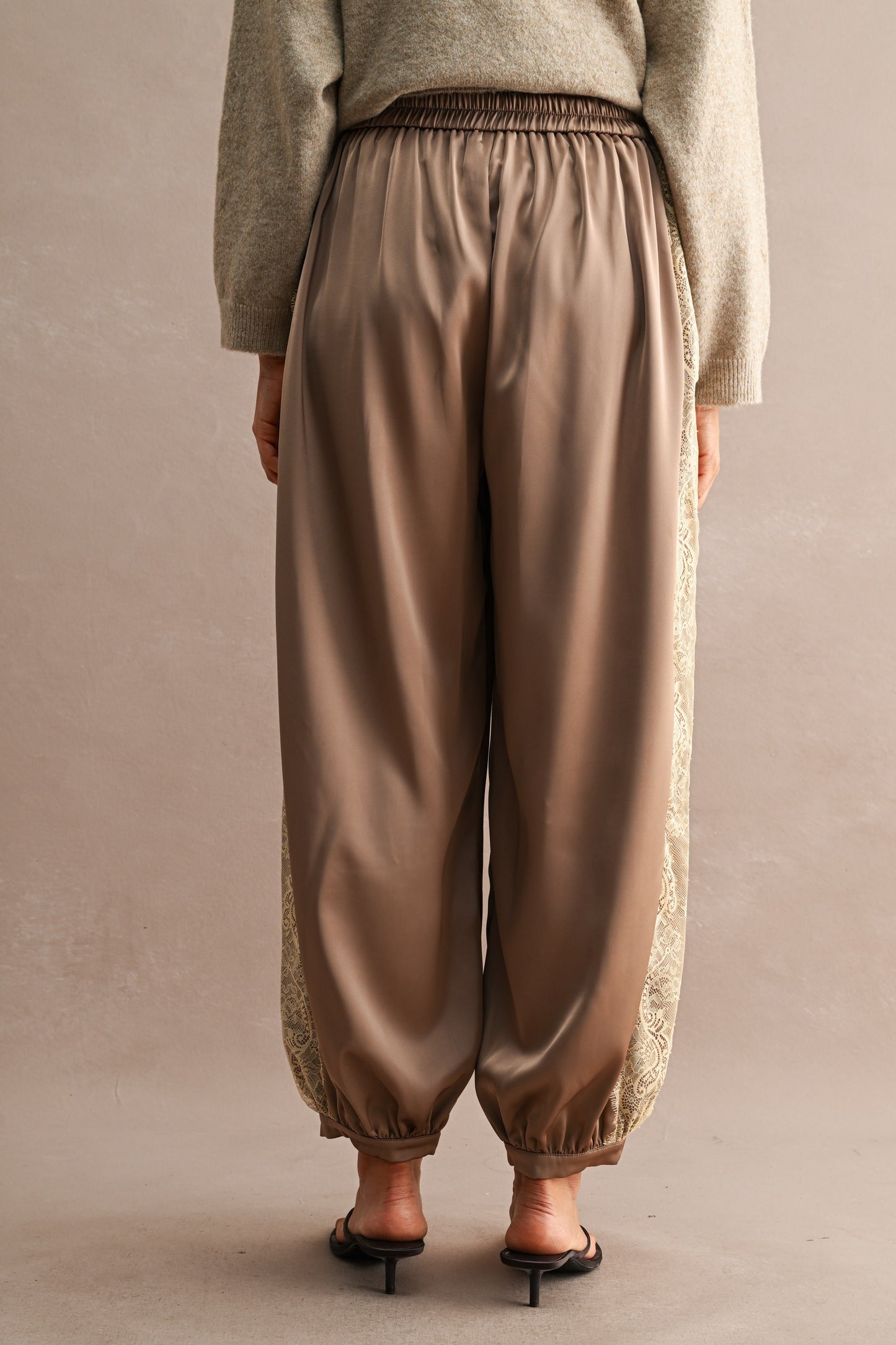 Lace Trim Pants