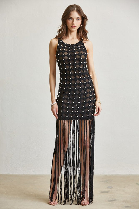 Pearl Fringe Dress