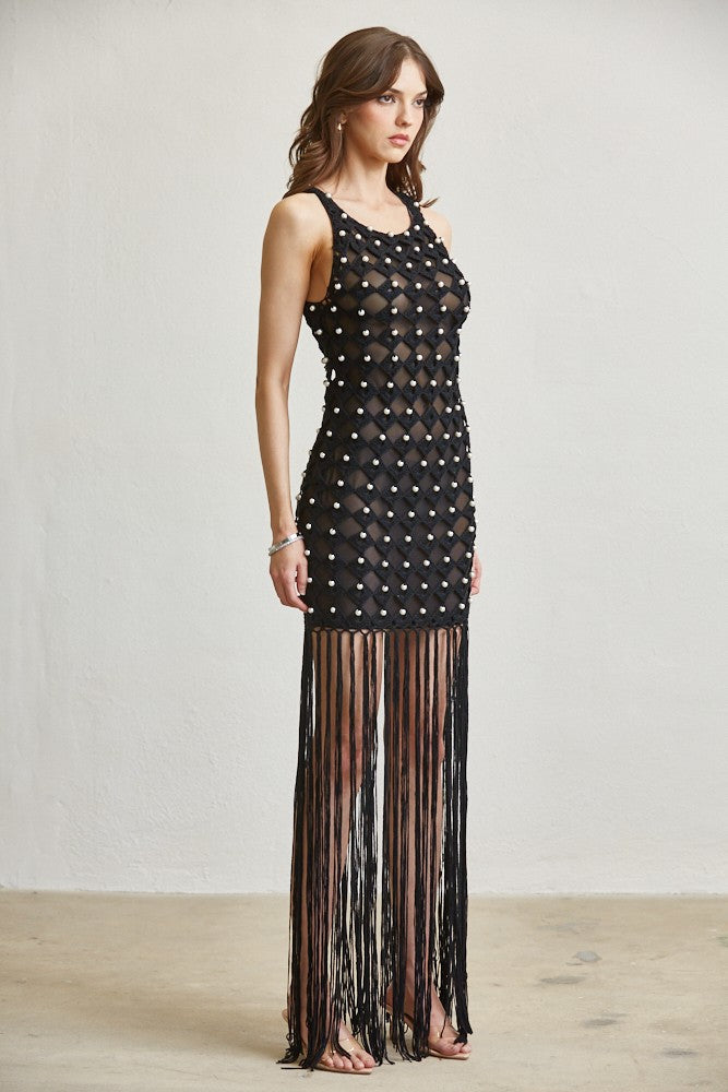 Pearl Fringe Dress