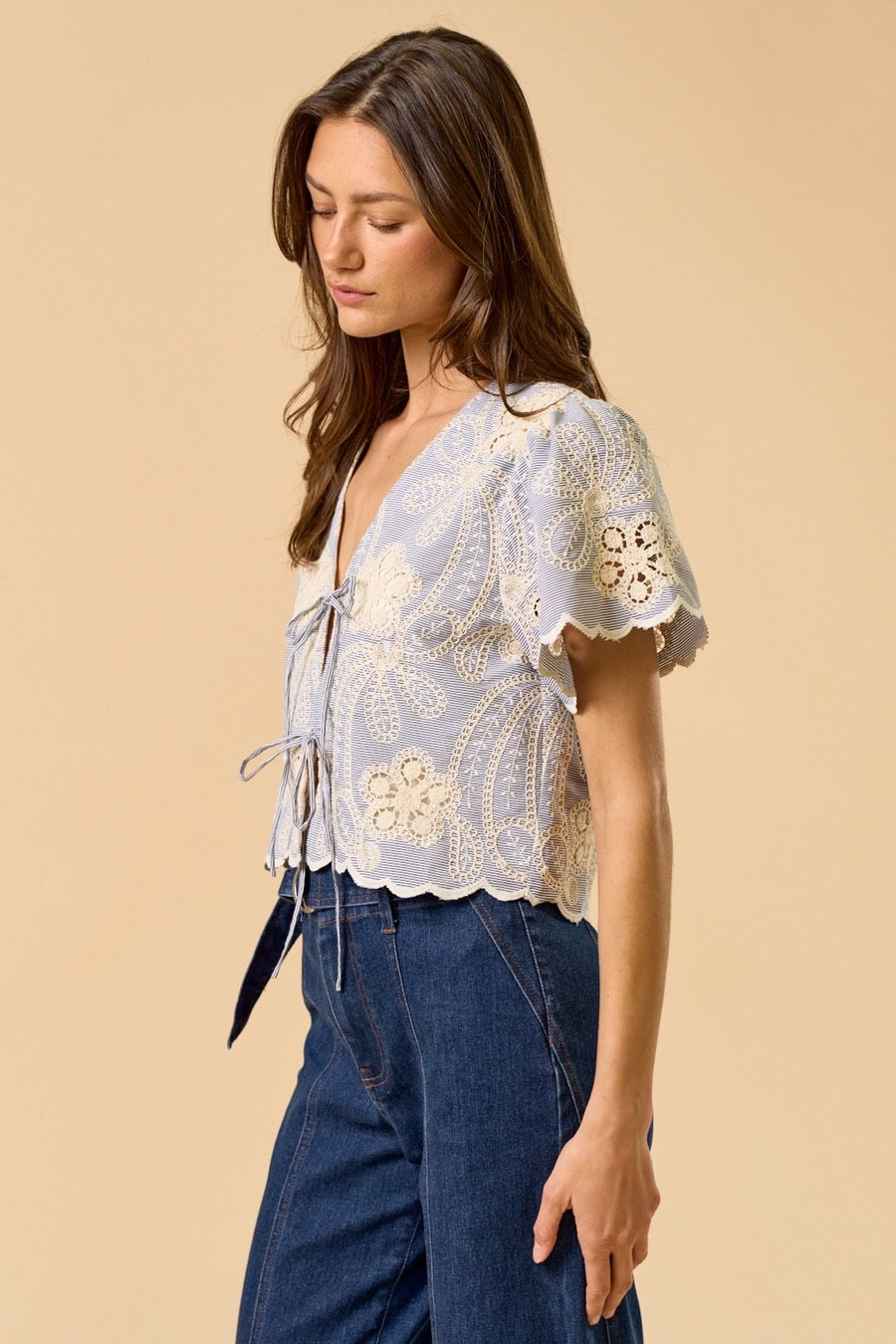 Embroidered Top