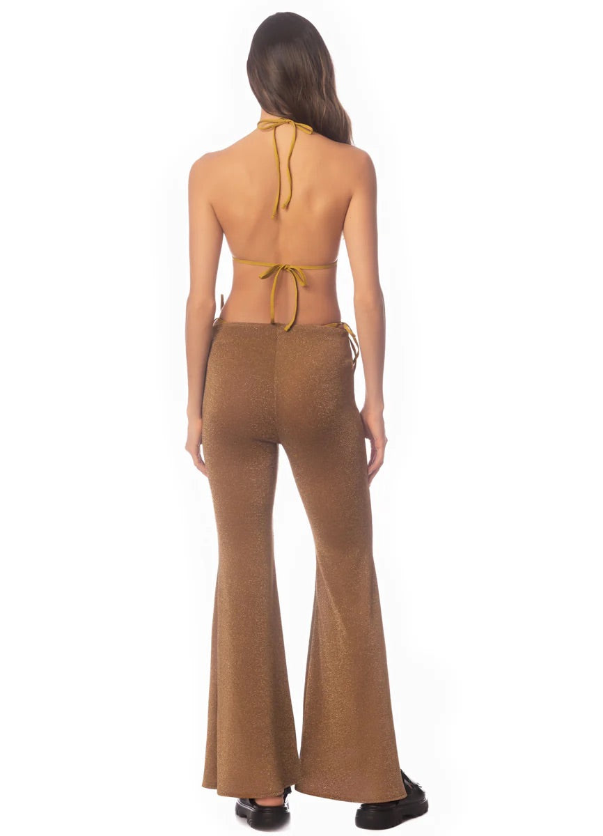 Olive Sparkle Zelena Pants