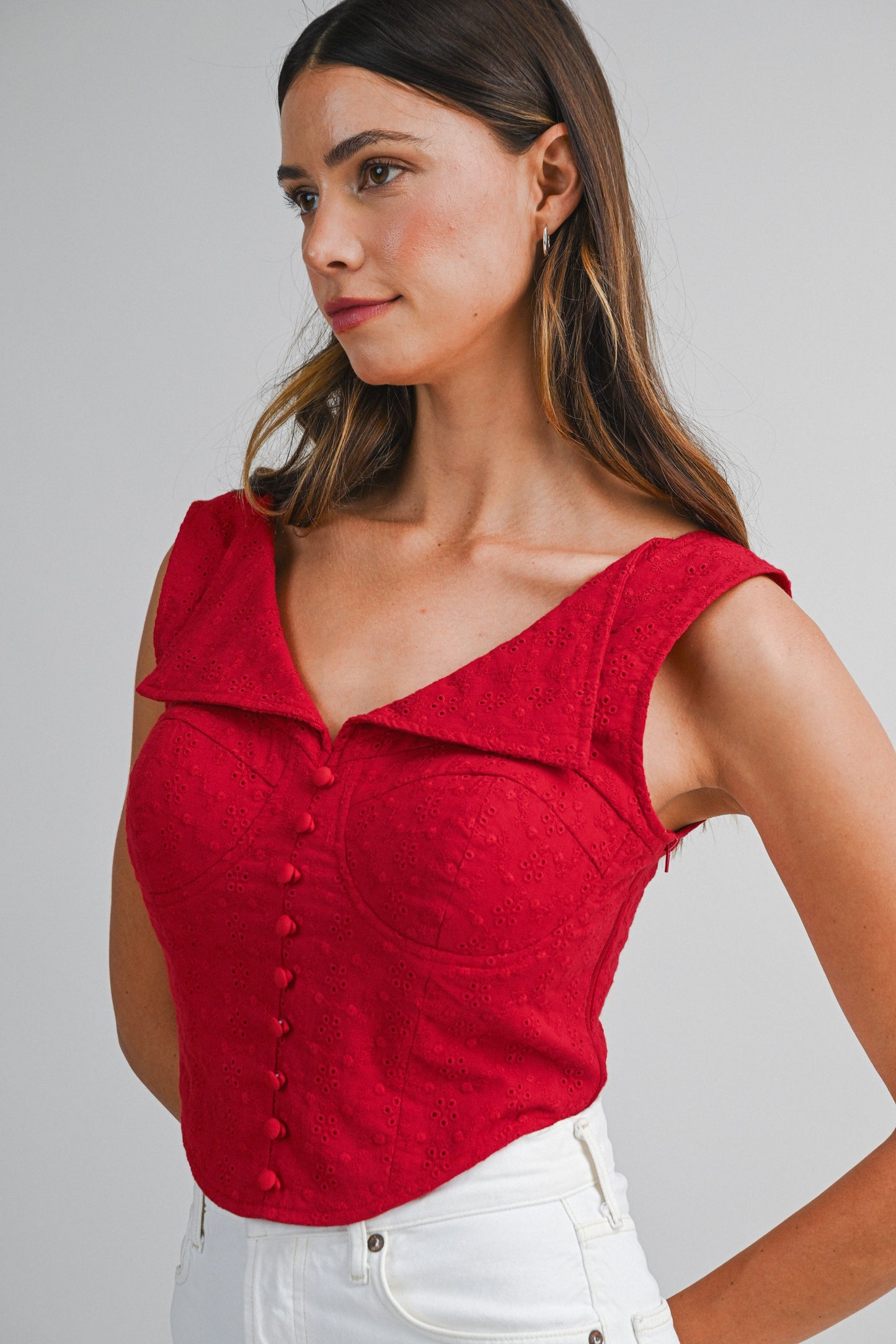 Cheryl Eyelet Corset