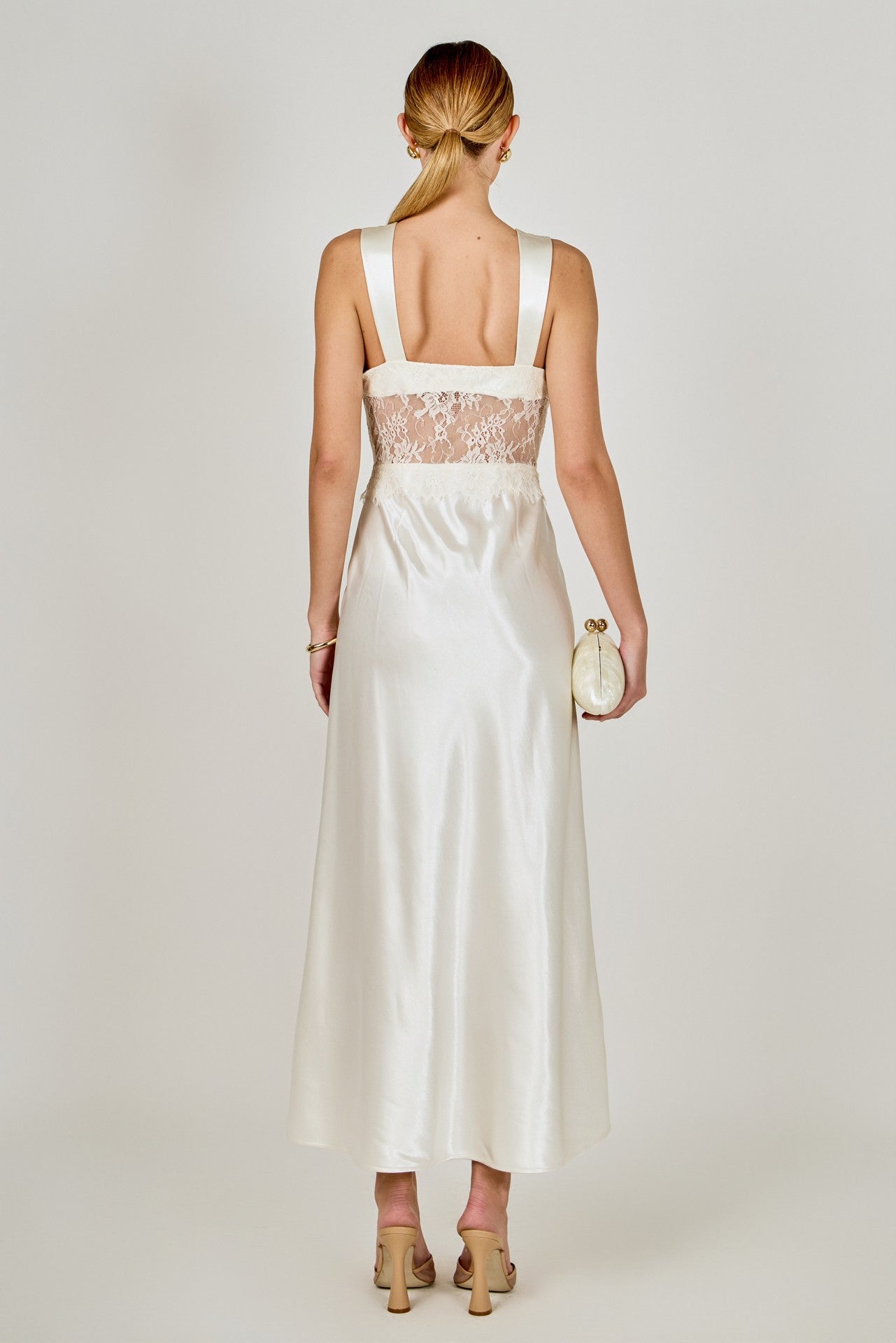 Carina Silk Lace Dress