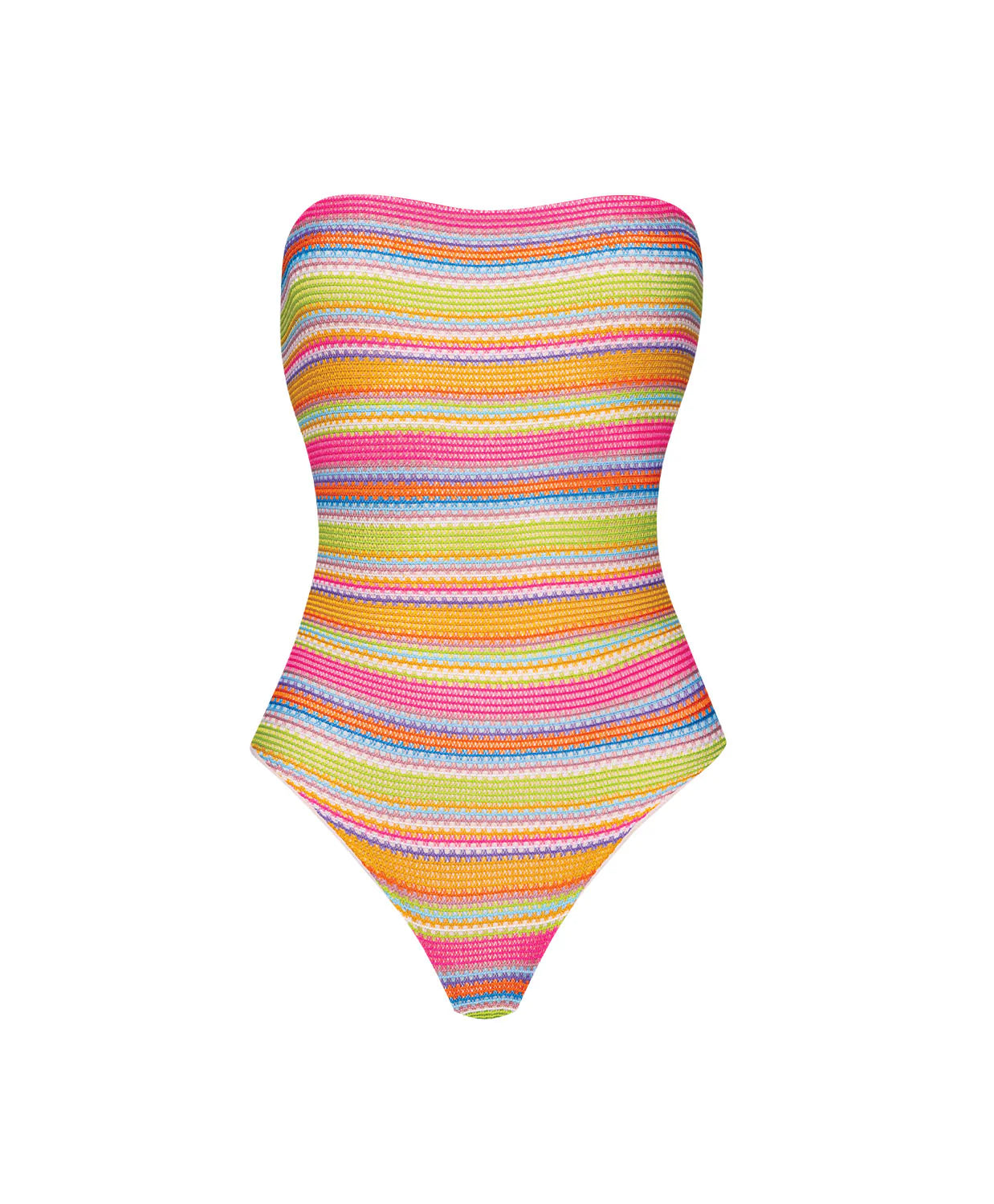 Rainbow Strapless One Piece