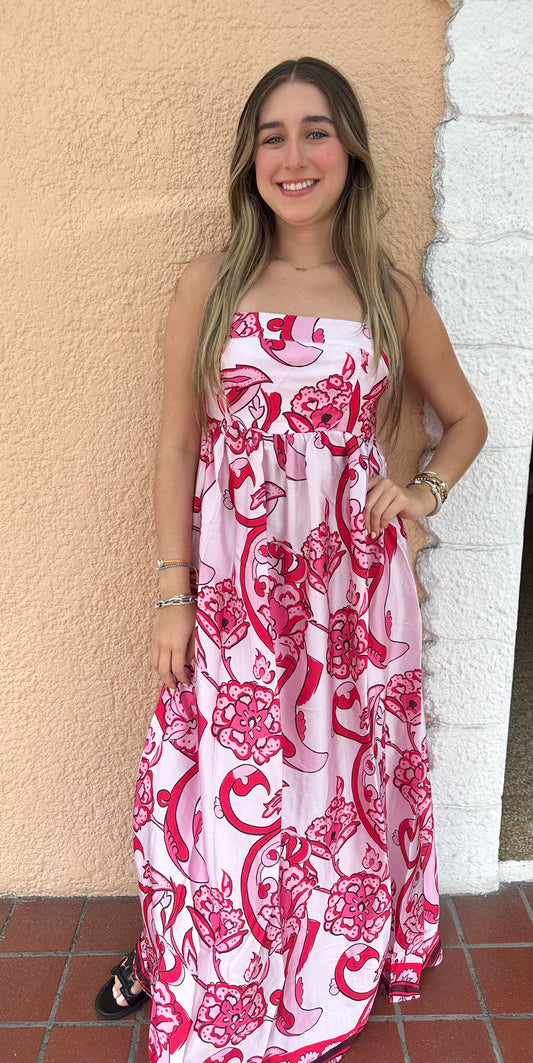 Pink Kyveli Dress