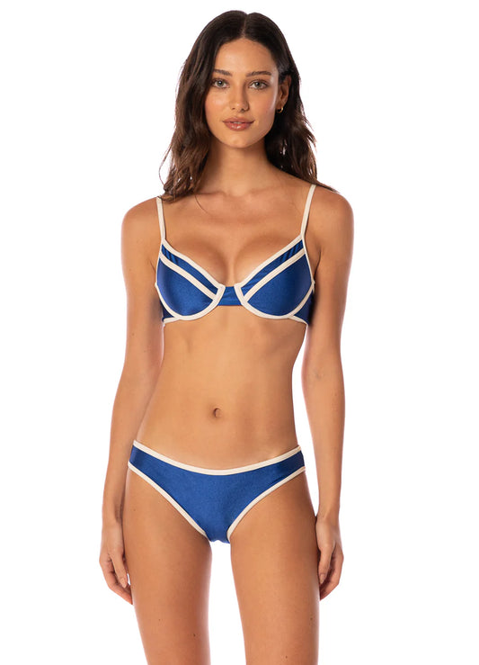 Cobalt Blue Daintily Reversible Bikini
