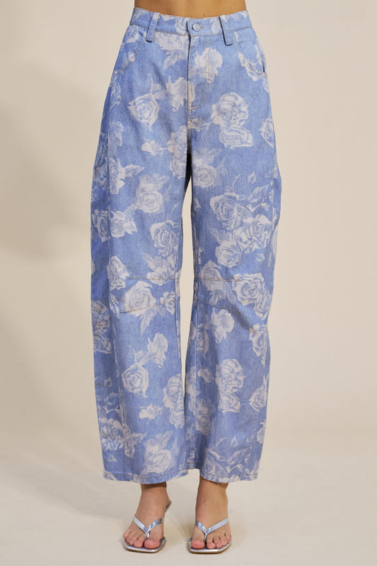 Olivia Barrel Denim Pants