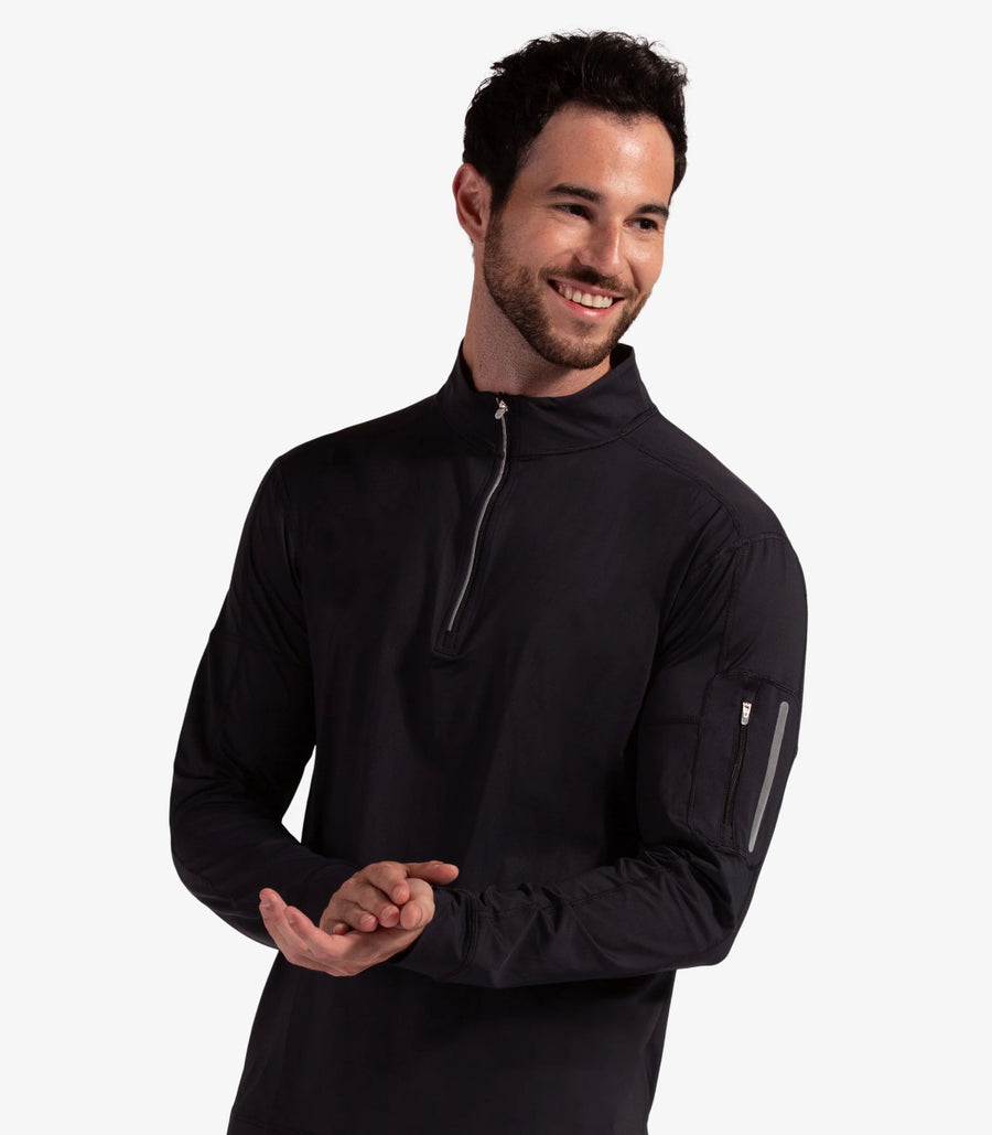 Men’s mock zip rashguard