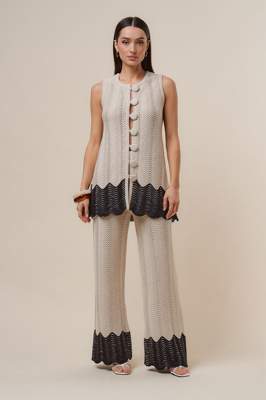 Rachel Button Knit Set