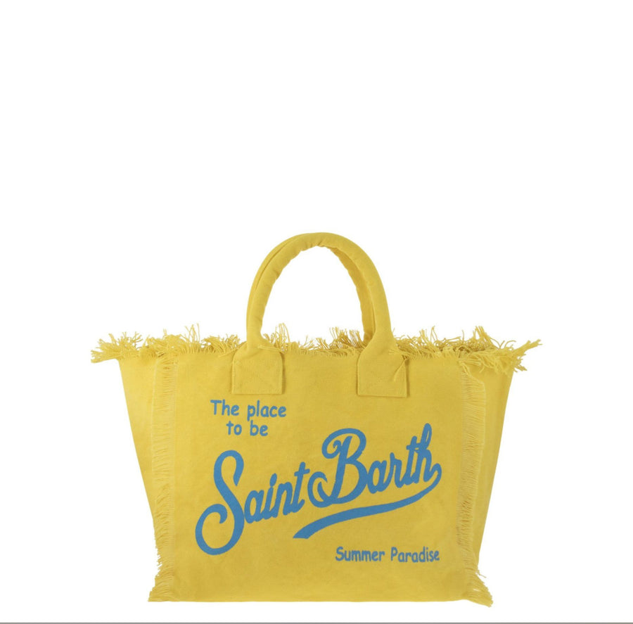 Yellow vanity St Barths bag