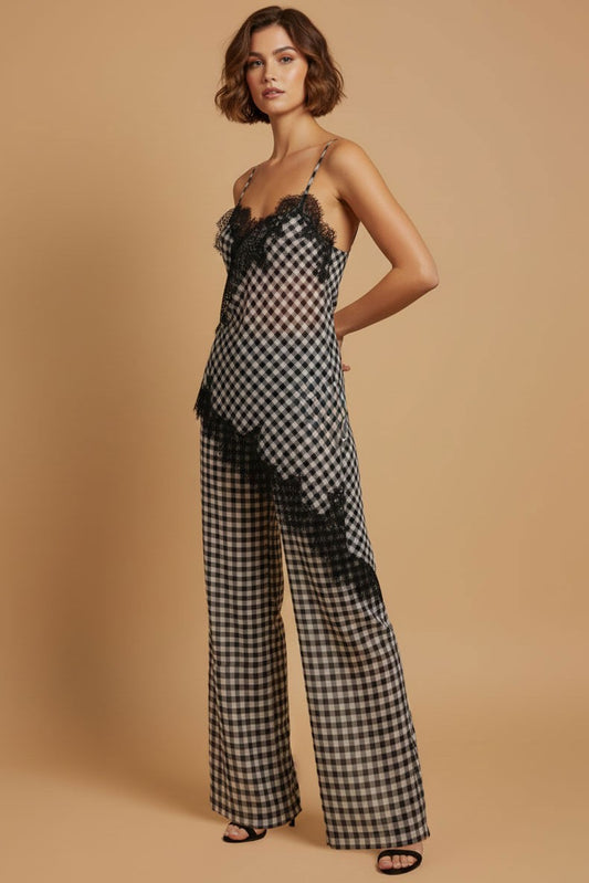 Black Gingham Set