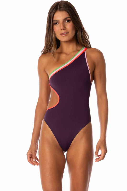 BURGUNDY DAVIA ONE PIECE