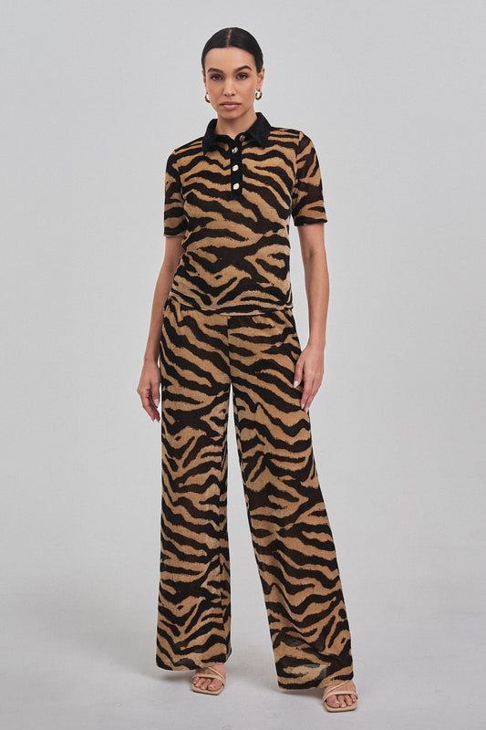 Zebra Pant Set
