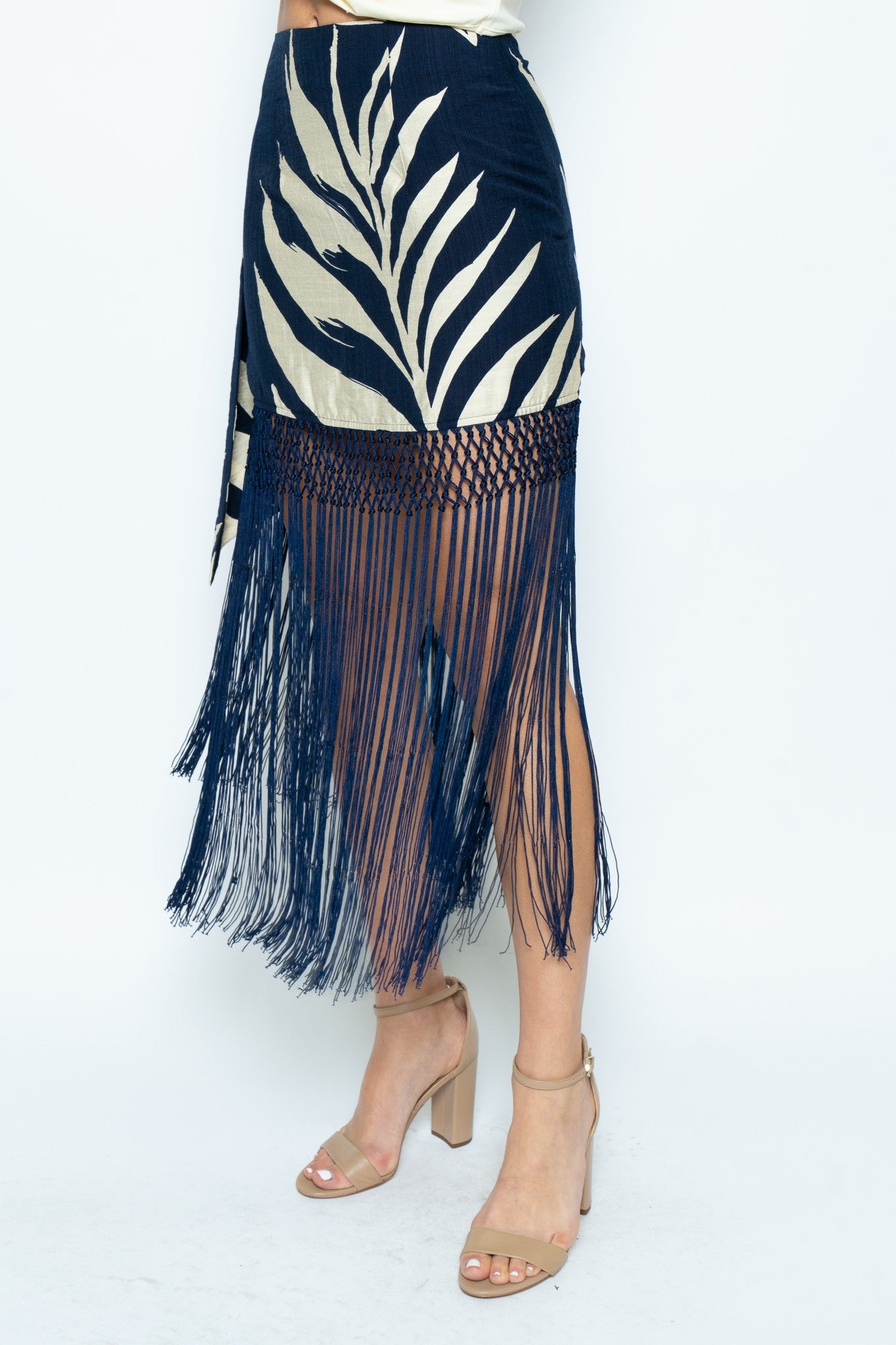 Tropical Print Skirt