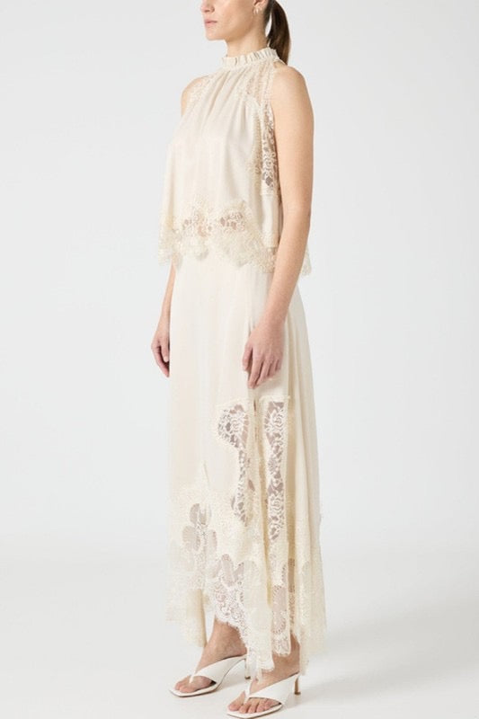 Halter Lace Trim Set